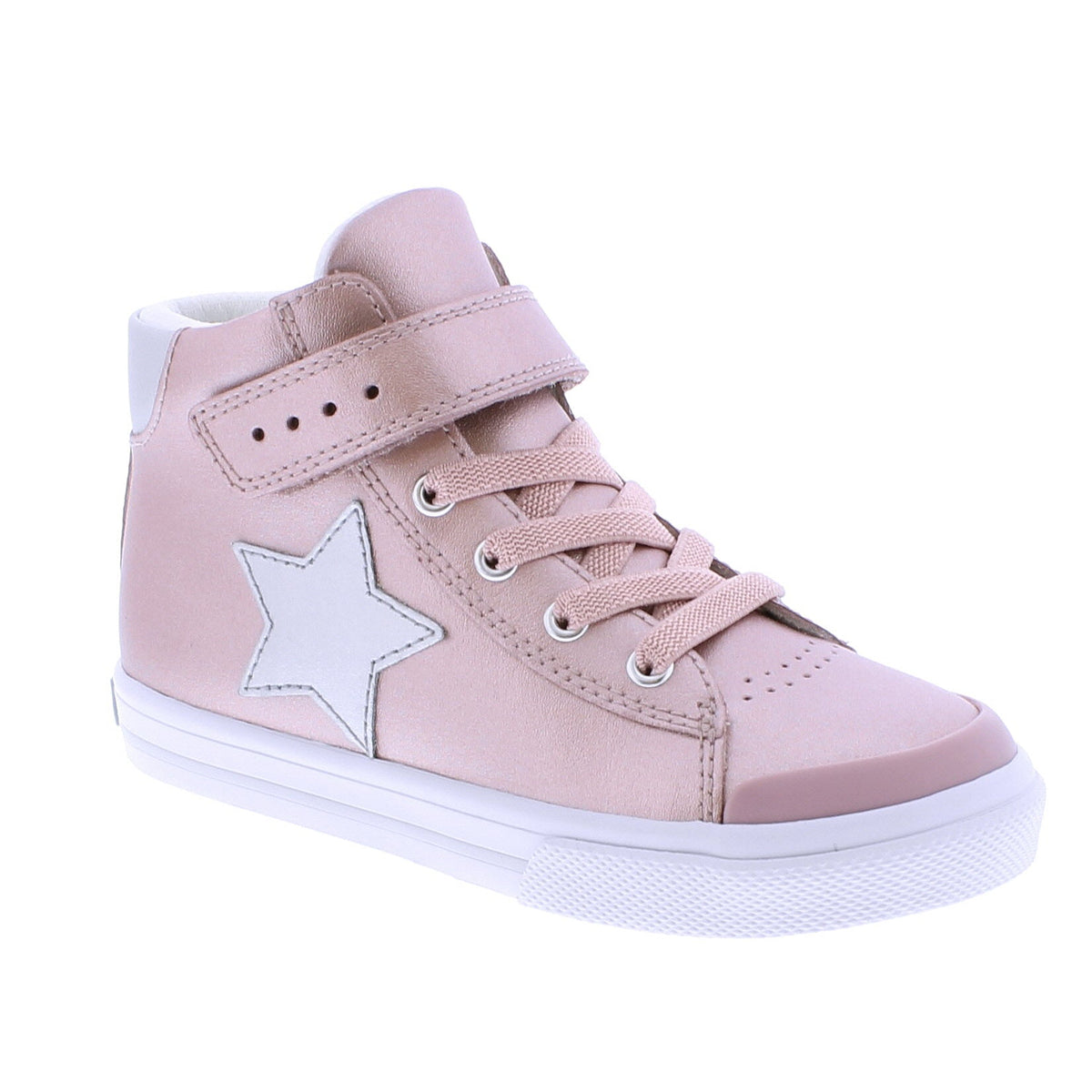 RILEY - V105-684 - Rose/Silver Leather